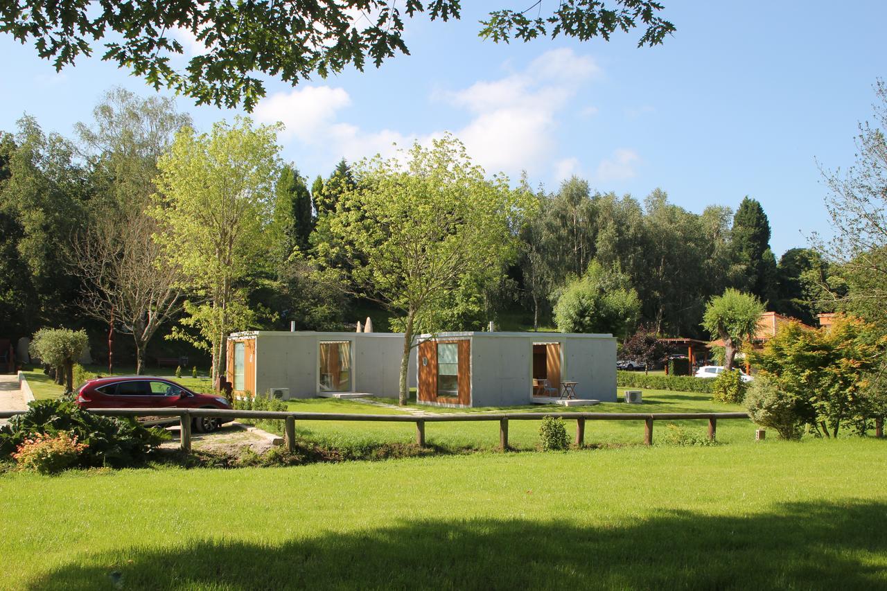 Bungalow Camping Los Manzanos Santa Cruz de Oleiros Exteriér fotografie