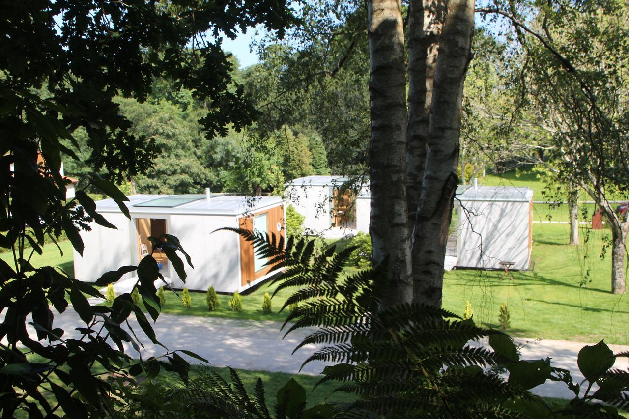 Bungalow Camping Los Manzanos Santa Cruz de Oleiros Exteriér fotografie